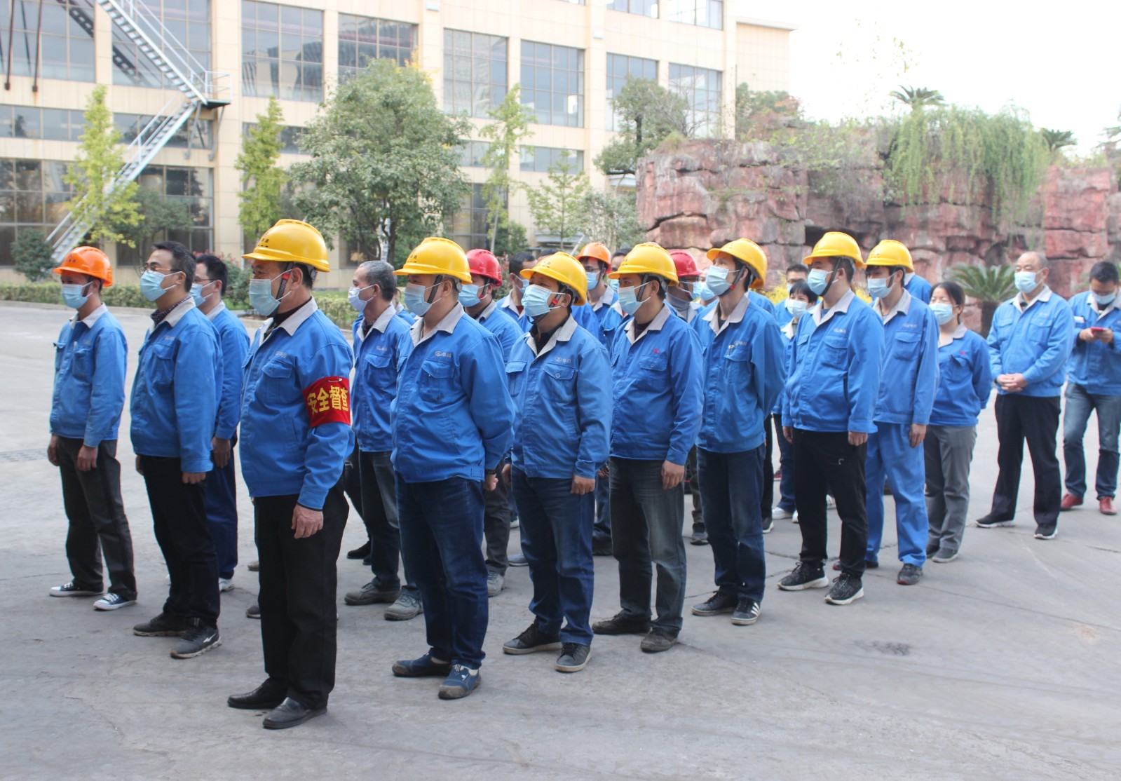 Emergency drill for sudden radiation accident